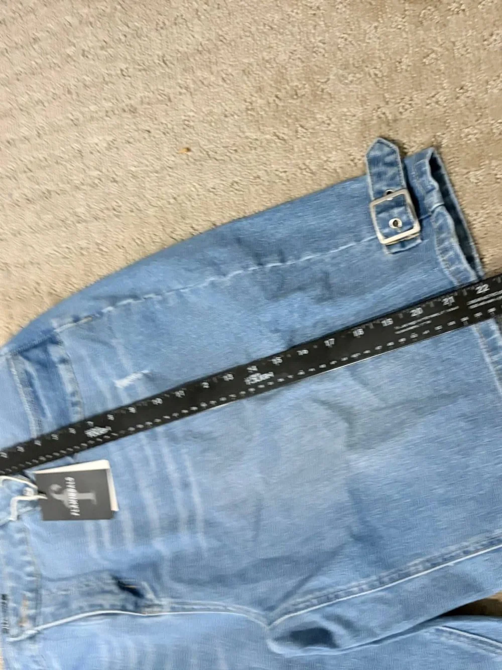 Flamingals Mid Rise Keen Length Bermuda stretchy Denim Shorts 4XL FG30-26